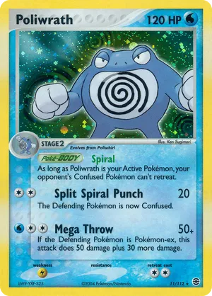 英語版 ニョロボン Shadowless Poliwrath ポケモンカード ニョロボン 海外版 英語版 リバホロ Poliwrath - 32/149 -【Card