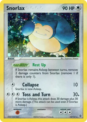 Snorlax | Pokmon Cards and Details | pkmn.gg
