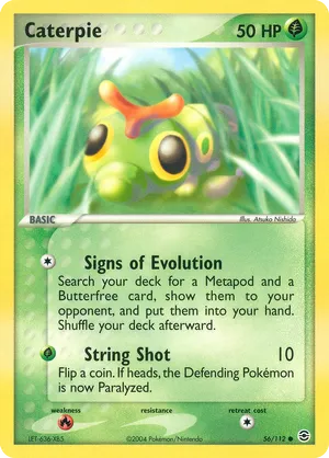 caterpie pokemon card value Caterpie C 001/100 SV9 Battle Partners
