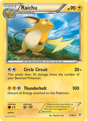 Raichu | Pokmon Cards and Details | pkmn.gg