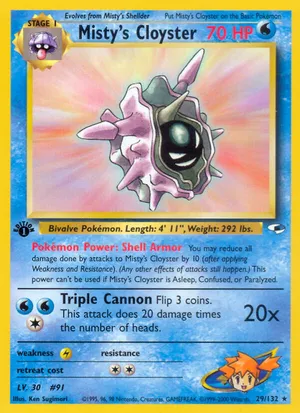Most Expensive Cloyster Pokémon Cards