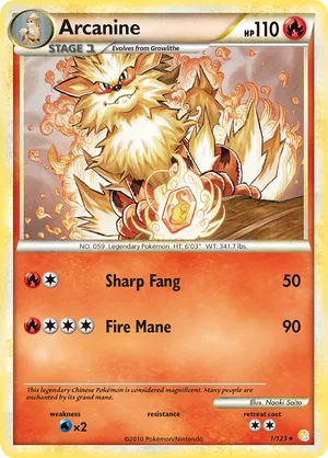 Arcanine | Pokémon Cards and Details | pkmn.gg