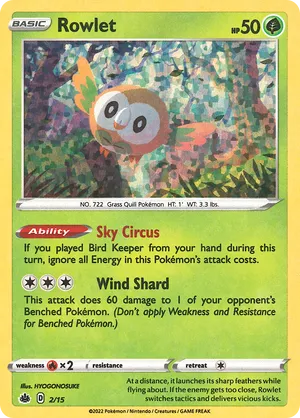 Rowlet | Pokémon Cards and Details | pkmn.gg