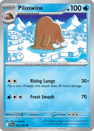 Piloswine | Pokémon Cards and Details | pkmn.gg