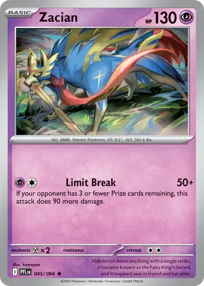 zacian pokemon cards Pokémon TCG Mega Lot RARE – CS Trading Cards