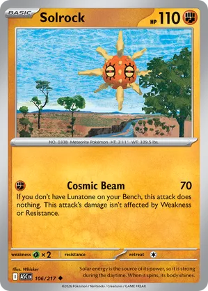 Solrock | Pokémon Cards and Details | pkmn.gg