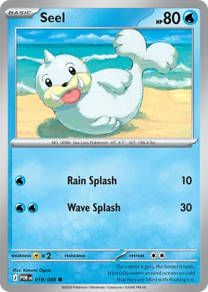 Seel | Pokmon Cards and Details | pkmn.gg