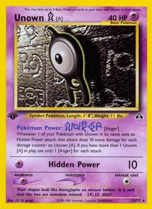 Unown | Pokémon Cards and Details | pkmn.gg