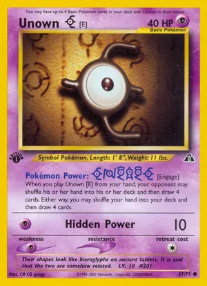 Unown | Pokémon Cards and Details | pkmn.gg
