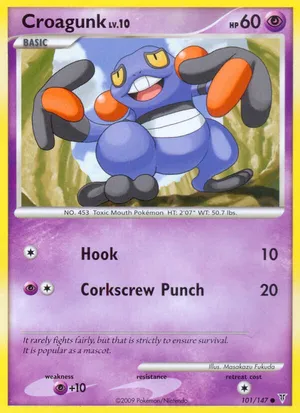 croagunk pokemon card value - Sword & Shield - Fusion Strike - - 165/264 holofoil pattern or surface detail) Pokemon - Croagunk (58/114) -