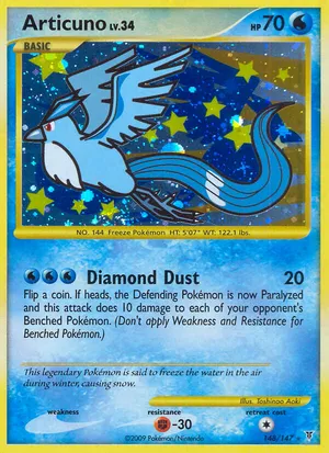 aoki pokemon cards Articuno #22 