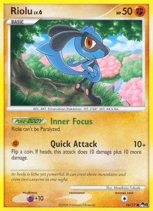 Riolu | Pokémon Cards and Details | pkmn.gg