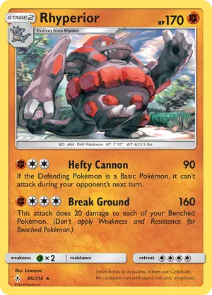 Rhyperior | Pokémon Cards and Details | pkmn.gg