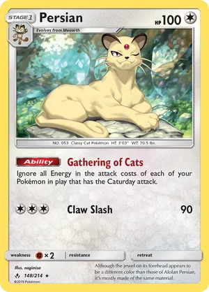 Persian | Pokémon Cards and Details | pkmn.gg