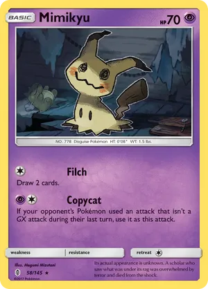 Mimikyu | Pokémon Cards and Details | pkmn.gg