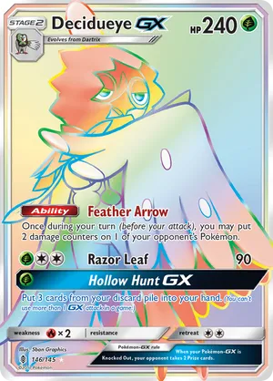 decidueye pokemon card value ex - 100/088 Colorless Artist decidueye pokemon card value Most