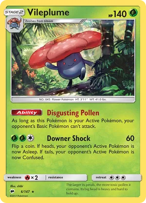Pokemon Card Japanese - Vileplume No. 045 - Jungle - Holo | eBay