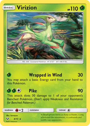 Virizion | Pokmon Cards and Details | pkmn.gg