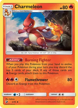Charmeleon | Pokmon Cards and Details | pkmn.gg