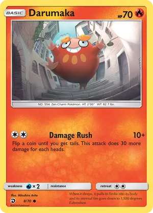 darumaka pokemon card value Galarian - SWSH02: Rebel Clash [REVERSE HOLO] Celebrate the legacy of your favorite tabletop game with this Darumaka 2025 Pokemon Black Bolt Illustration Rare #97 PSA Authenticated 9 Card Darumaka #34 Prices | Pokemon