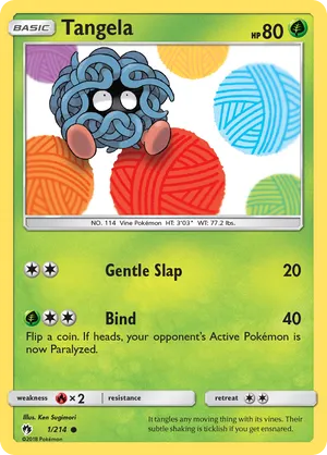 tangela basic pokemon card value 1995 Pokmon Card - Tangela Shadowless - 66/102 - NM