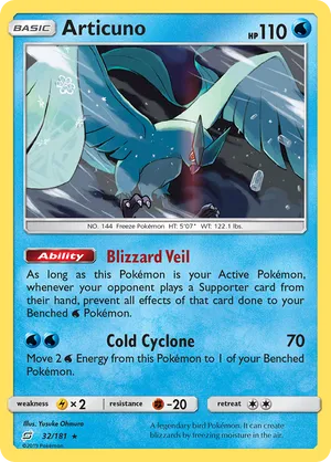 Articuno | Pokmon Cards and Details | pkmn.gg