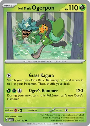 ogerpon pokemon card Ogerpon ex Special Illustration