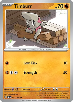 Timburr | Pokémon Cards and Details | pkmn.gg