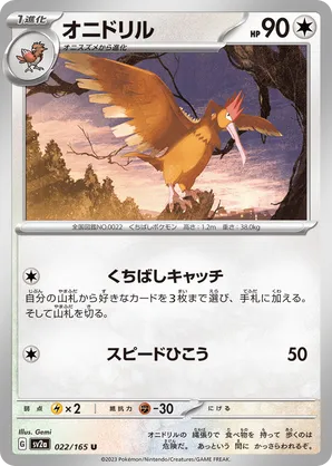 ポケモンカード　Fearow WCS 2007 Fearow (Delta Species) - 2007 (Jun Hasebe) - World