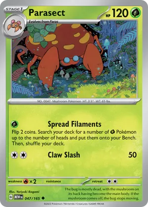 Parasect | Pokémon Cards and Details | pkmn.gg