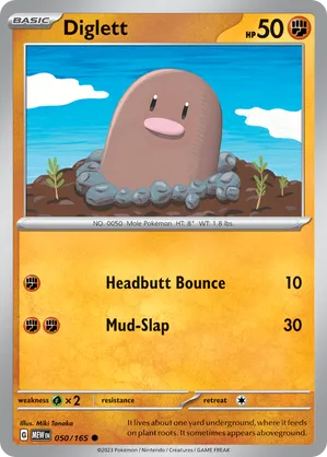 Diglett | Pokémon Cards and Details | pkmn.gg