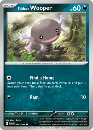 Wooper | Pokémon Cards and Details | pkmn.gg