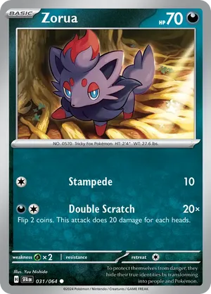 Zorua | Pokémon Cards and Details | pkmn.gg