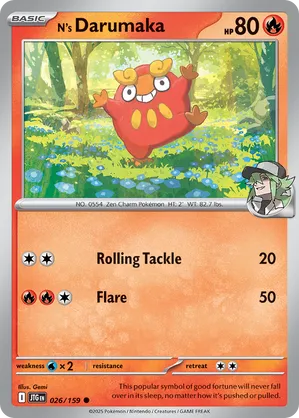 N's Darumaka #026/159 Journey Together | pkmn.gg