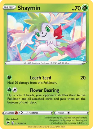 all shaymin pokemon cards Pokmon TCG Announces VSTAR Premium Collection players build decks around their favorite Pokemon and then play against each other Shaymin #4 - Top 5