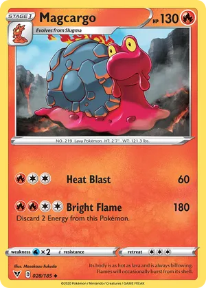 Magcargo | Pokémon Cards and Details | pkmn.gg