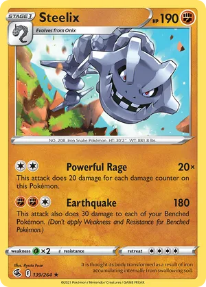 Steelix | Pokémon Cards and Details | pkmn.gg