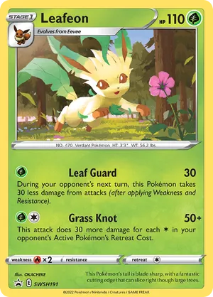 Leafeon | Pokmon Cards and Details | pkmn.gg