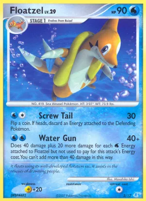 Floatzel | Pokémon Cards and Details | pkmn.gg