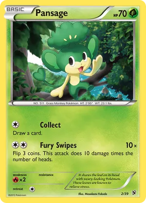 pansage pokemon card Pokemon Pansage and Simisage Card Lot - 19 Cards main image 1