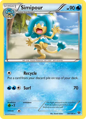 Simipour | Pokémon Cards and Details | pkmn.gg
