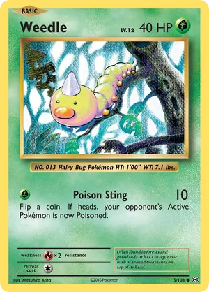 weedle pokemon card value - 013/165 - Pokemon 151 - Reverse Foil Single Strike Weedle | Pokmon Cards and