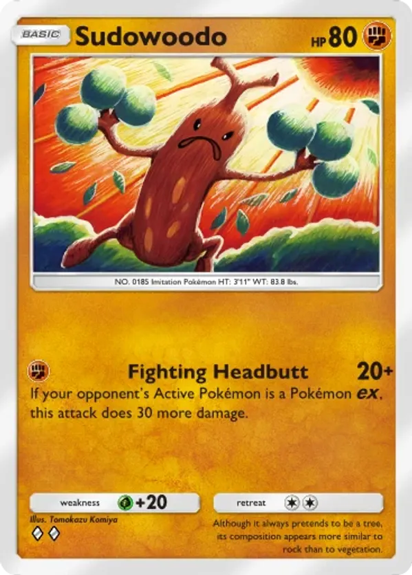 sudowoodo pokemon card value first edition Pokmon Colorless Retreat Cost Sudowoodo | Pokmon Cards and