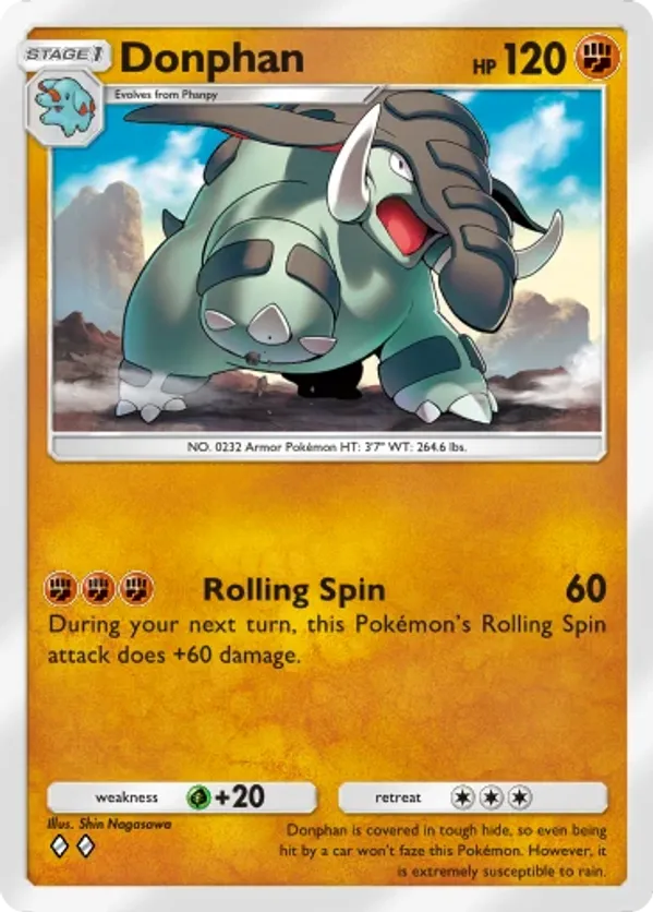 donphan pokemon card value Fighting Earthquake (60) Does 10 damage to each of your Benched Pokémon Most Expensive Donphan Pokémon Cards