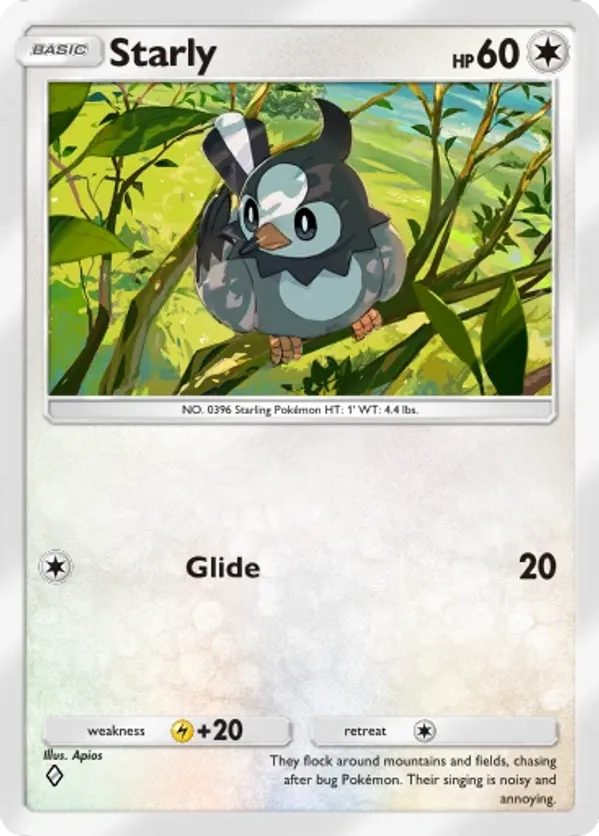 Starly | Pokmon Cards and Details | pkmn.gg