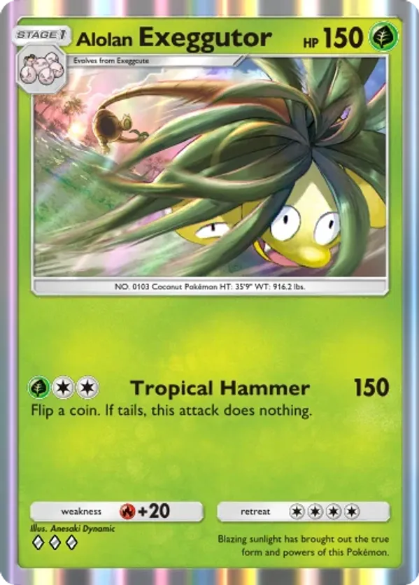 Alolan Exeggutor 002 Celestial Guardians | pkmn.gg