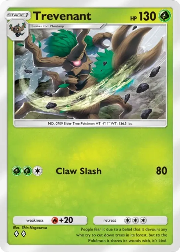 Trevenant | Pokmon Cards and Details | pkmn.gg