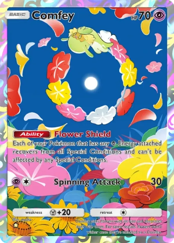 comfey pokemon card value Gg14 Promo Card Type Pokmon TCG] Lillie's Comfey (SV-P