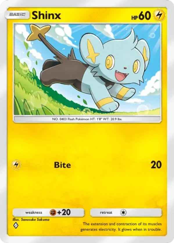 Shinx ポケモンカード 2009年版 コリンク SH12 英語 Shinx (Arceus SH12) - Bulbapedia, the community-driven