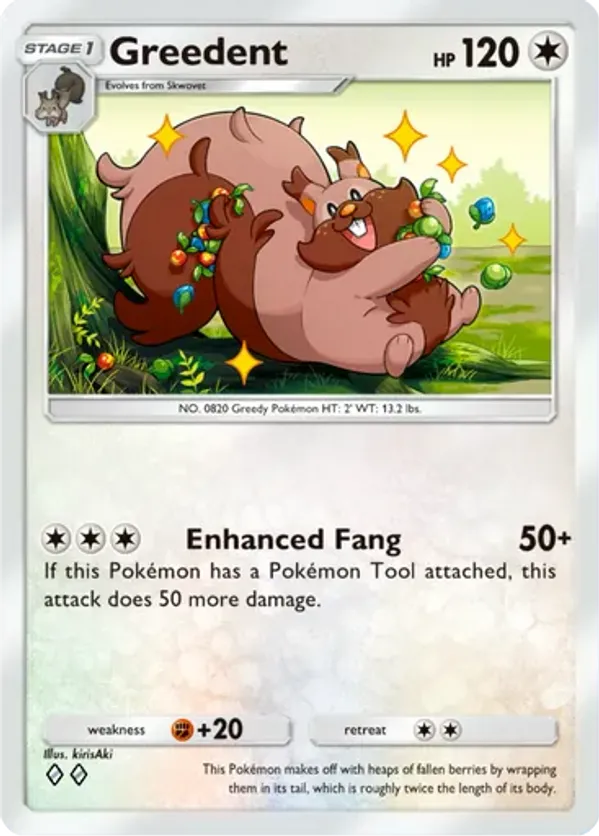 Greedent | Pokmon Cards and Details | pkmn.gg